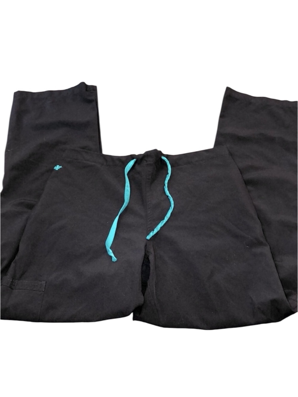 MED COUTURE nurses scrub pants in black color size small